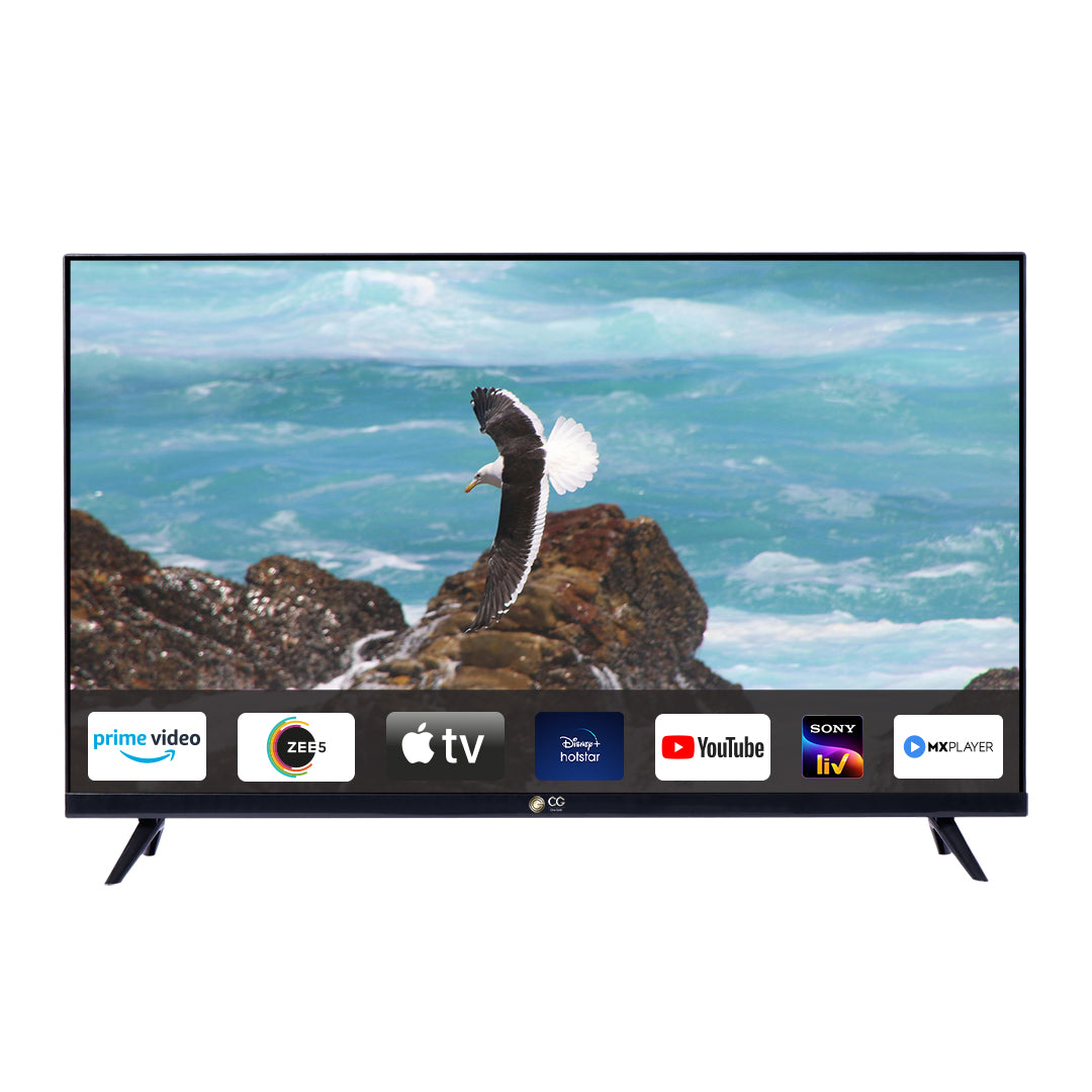 Cine Gold 109 cm (43 inches) True Frameless Smart Android LED TV 1GB/8GB