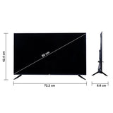 Cine Gold 80 cm (32 inches) True Frameless Smart Android LED TV 512MB/8GB